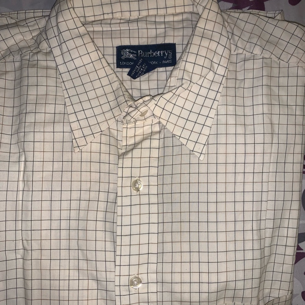 Burberry Button Up Dress Shirt